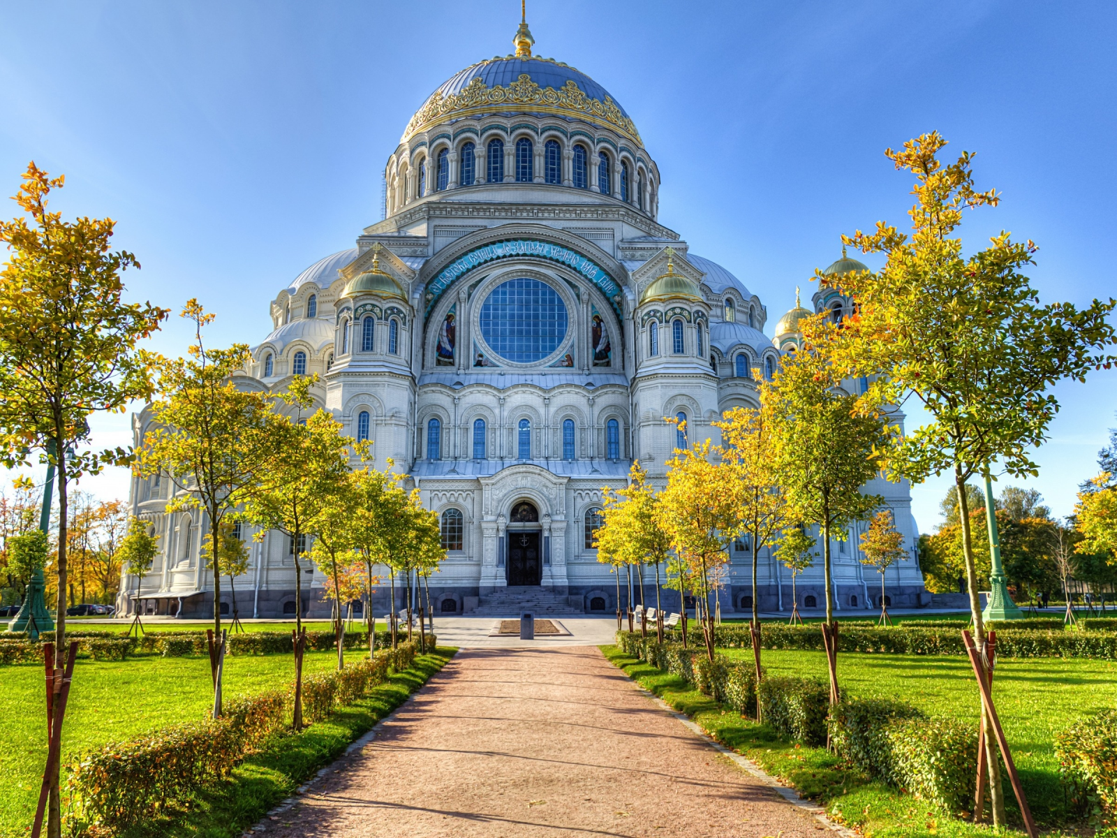 собор, храм, россия, temples, деревья, санкт петербург