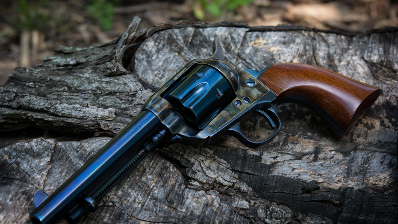 револьвер, кольт, дикий запад, ковбой, revolver, colt, colt45, 1871, cimarron, model p, charcoal, blue, spaxspore, weapon, gun, pistols, weapons, dark, sun, wide