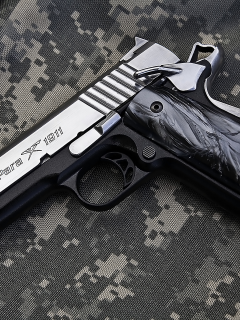 пистолет, para, ordinance, 1911, 45acp, wilson, combat, complete, hammerless, pistol, equipment, weapon, fast, gun, pistols, weapons, chrom, dark, white, sun, wide