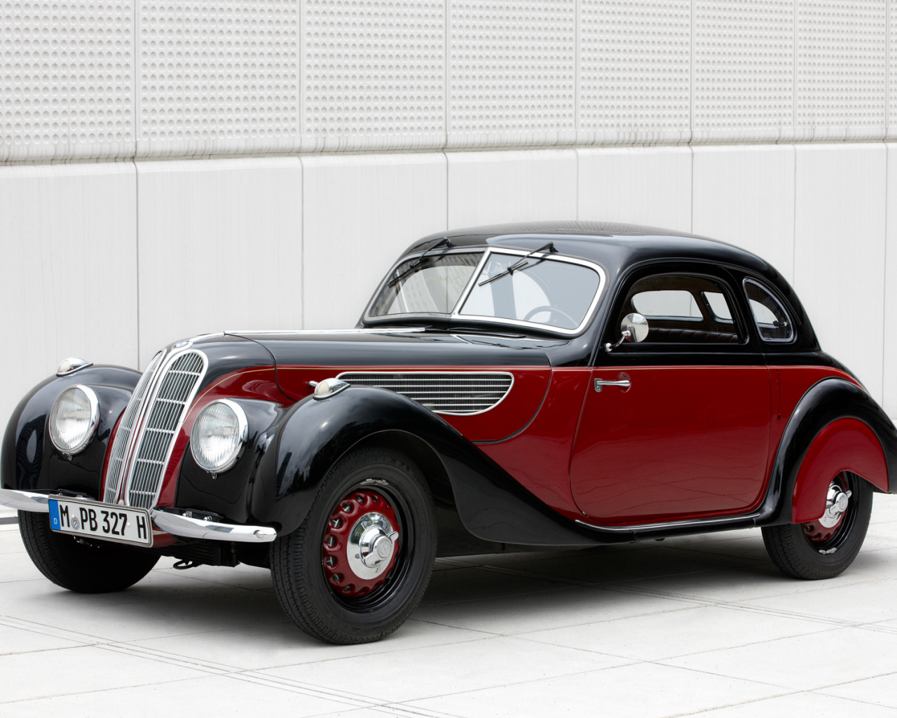 автомобиль, бмв, модель, 327, bmw, coupe, 1939, model, 327, classic, dual, cowl, car, old, front, lebaron, luxury, retro, red, black, sun, summer, see, nice, wide