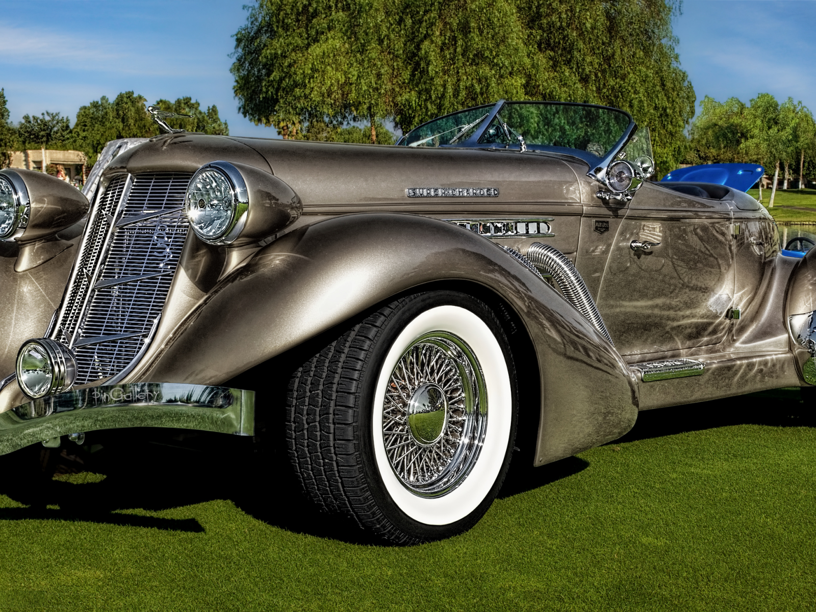 автомобиль, auburn, speedster, 1936, dual, cowl, car, old, front, lebaron, convertible, luxury, retro, silver, sun, summer, see, nice, pingallery, wide