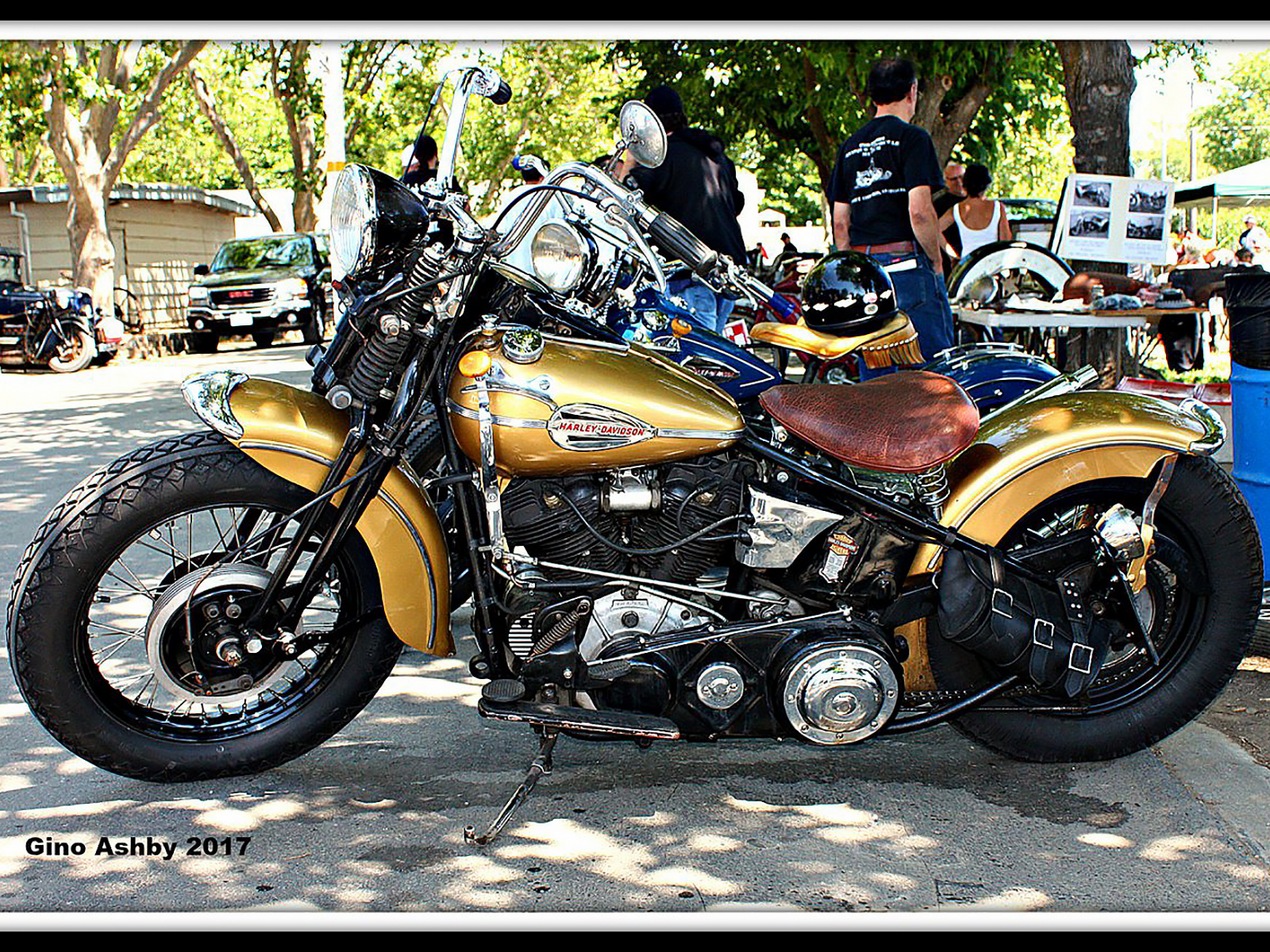 мотоцикл, харли дэвидсон, классика, harleydavidson, harley, davidson, golden, bobber, motorbike, bike, classic, storm, highball, dark, see, sun, front, white, highway, town, мотоцикл, nice, wide