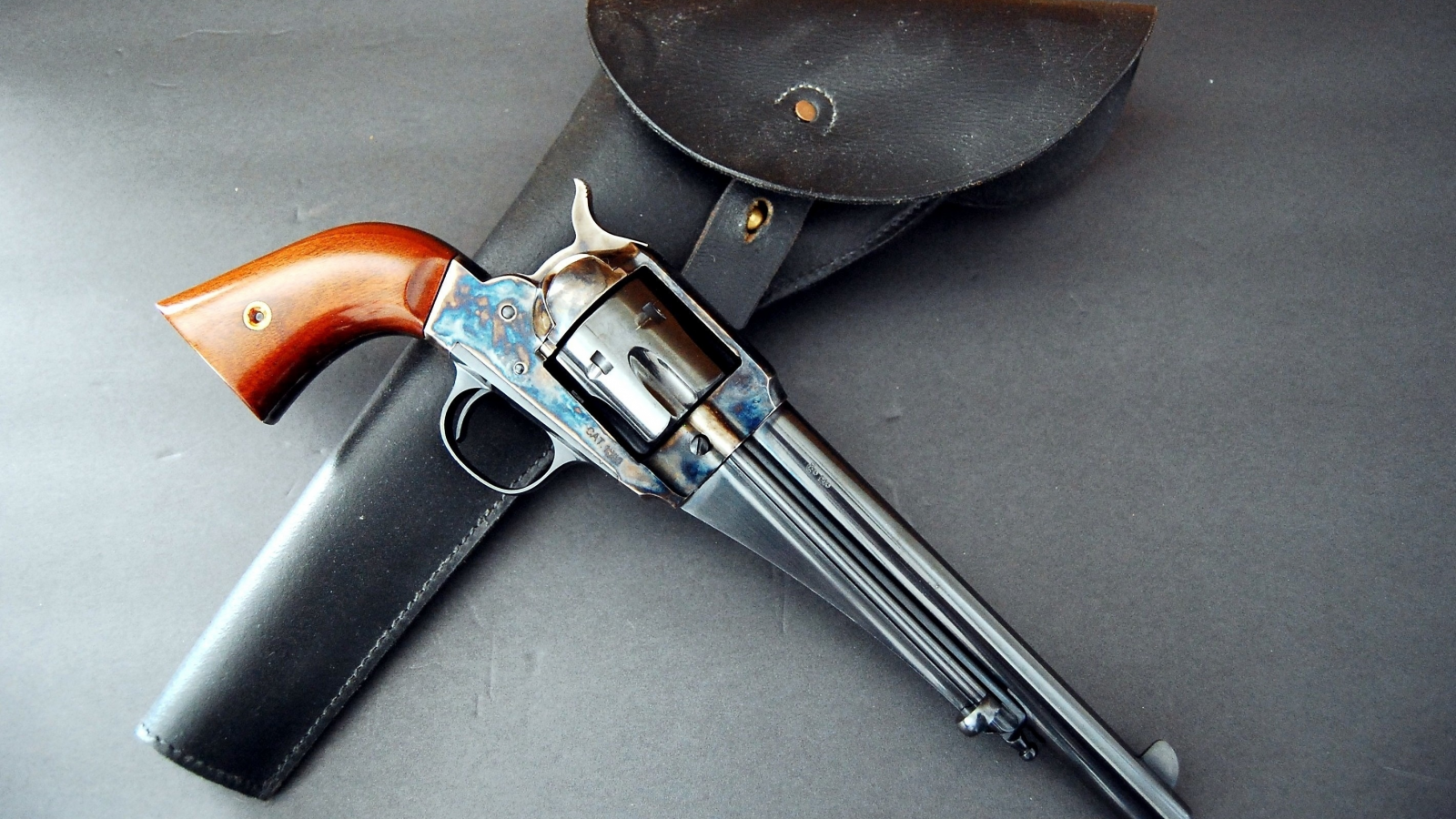 револьвер, remington, model, 1875, revolver, ammunition, pistol, weapon, gun, pistols, weapons, sun, see, up, wide
