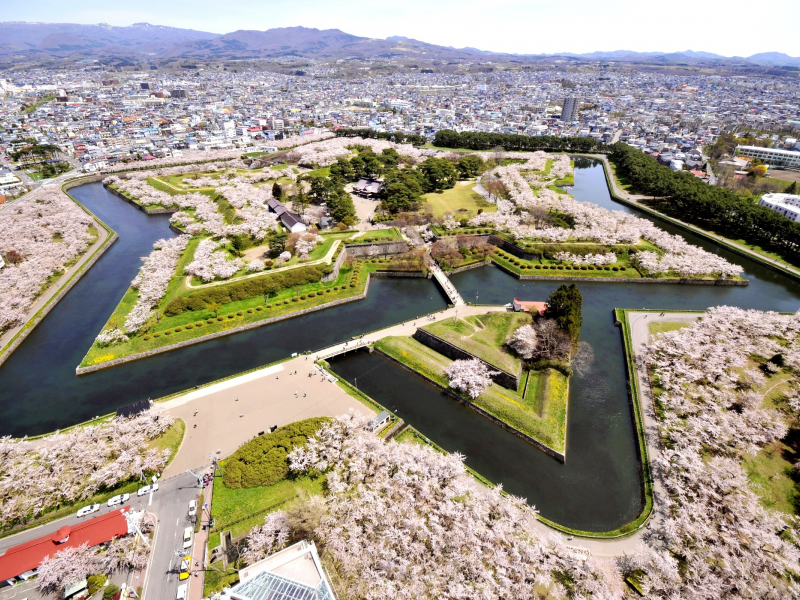 канал, парк, панорама, япония, дизайн