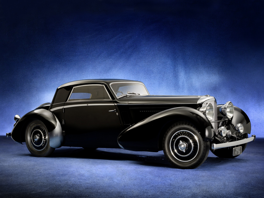 автомобиль, бентли, classic, bentley, fv, 2b, 1937, black, cowl, car, old, front, lebaron, luxury, retro, black, sun, summer, see, nice, wide