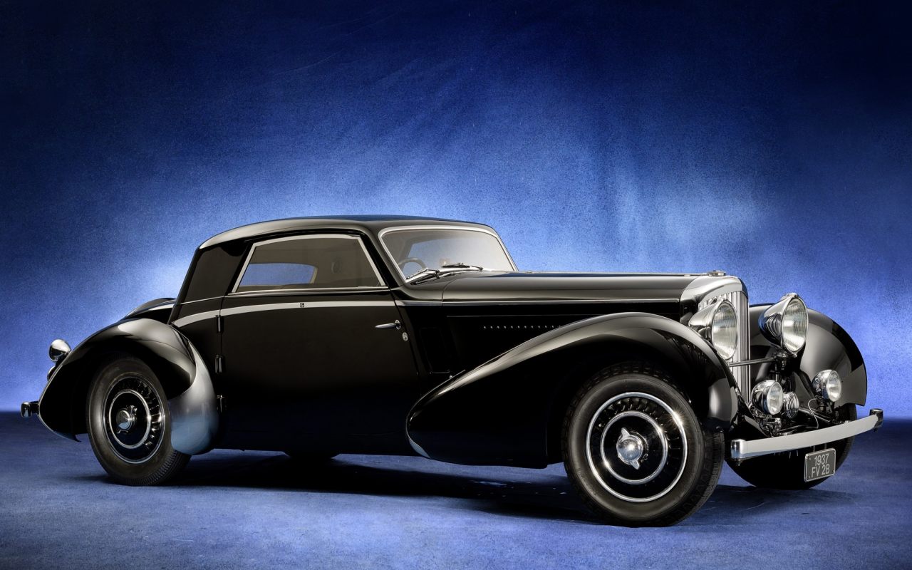 автомобиль, бентли, classic, bentley, fv, 2b, 1937, black, cowl, car, old, front, lebaron, luxury, retro, black, sun, summer, see, nice, wide