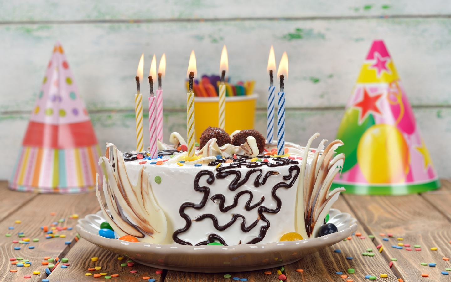 candle, cake, свечи, торт