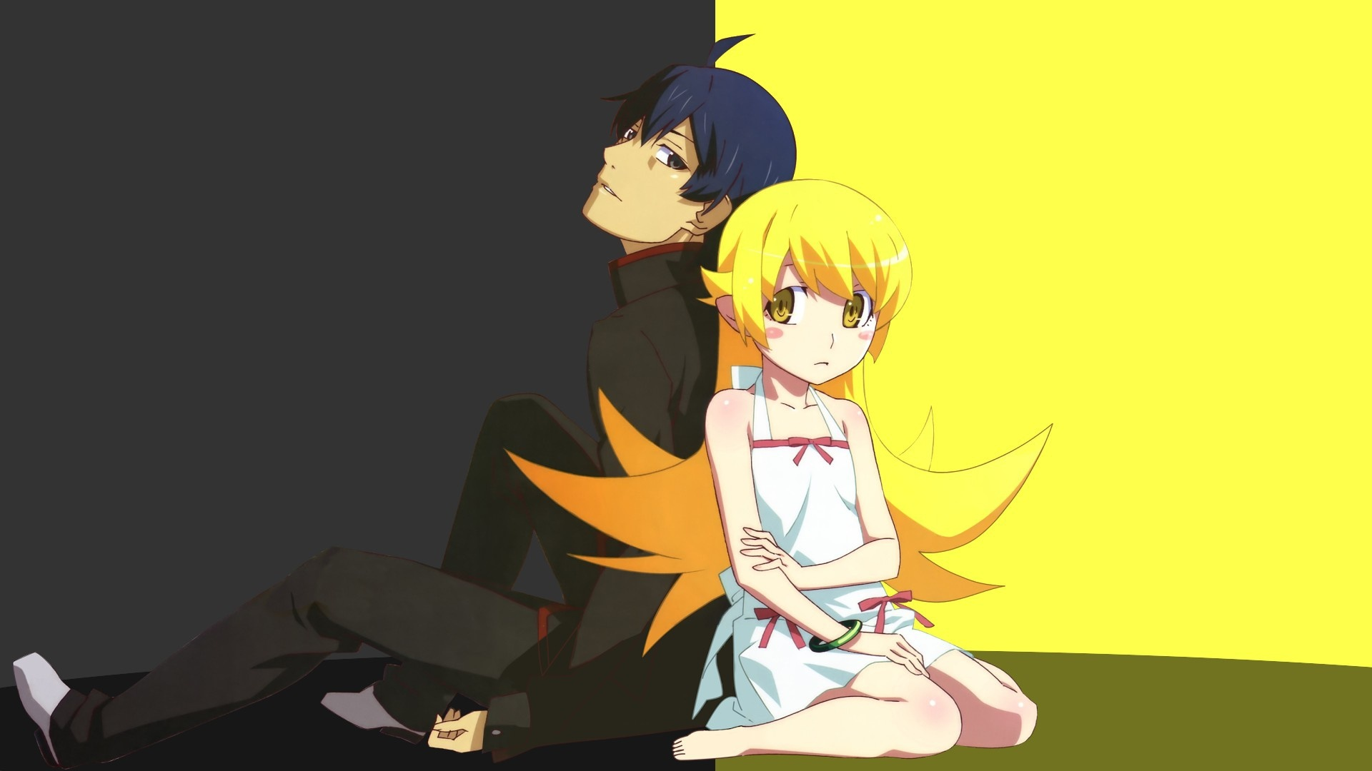 japonese, kawaii, bishojo, akemonogatari, anime, vampire