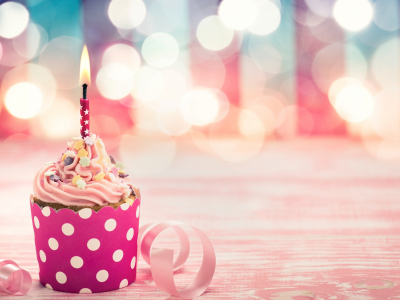 decoration, celebration, cupcake, день рождения, candle, cake, свечи, торт