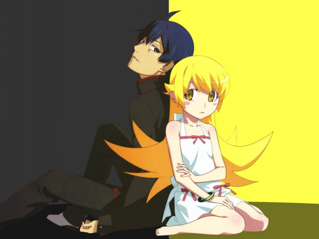 japonese, kawaii, bishojo, akemonogatari, anime, vampire