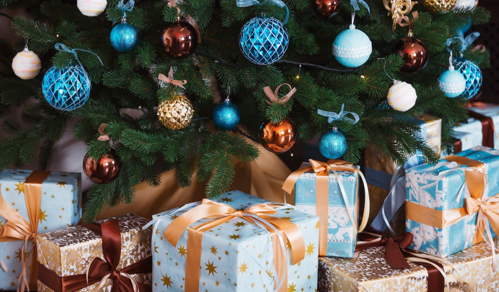шары, новый год, шар, праздник, подарки, елка