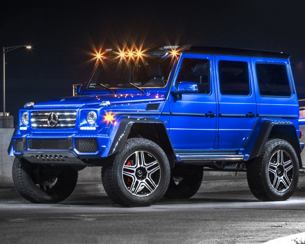 mercedes, g class, внедорожник, гелик, ночь, город