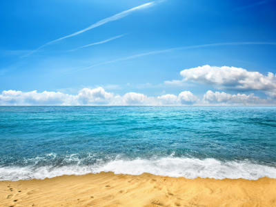небо, seascape, sand, море, песок, sea, пляж, beach, берег, wave