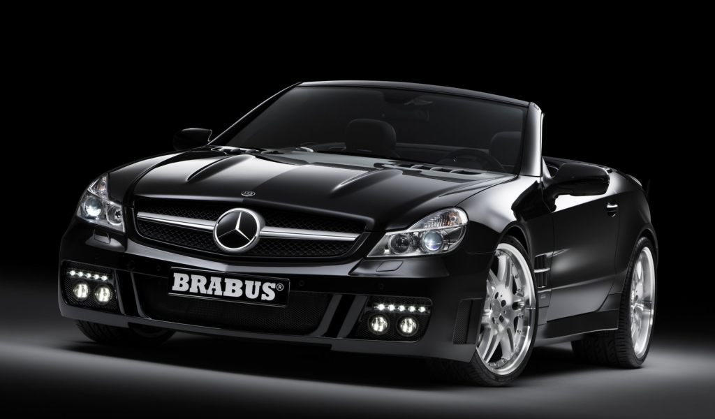 автомобиль, мерседес, кабриолет, mercedes, brabus, c class, w204, cabrio, cabriolet, convertable, black, muscle, musclecar, stance, power, garage, car, sun, sky, summer, see, indusrial, front, black, dark, nice, wide