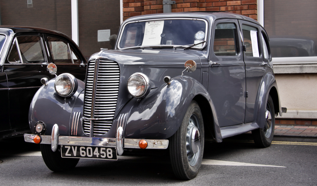 автомобиль, хиллман, минкс, car, hillman, minx, 1947, front, grey, street, path, classic, retro, oldtimer, light, see, nice, wide