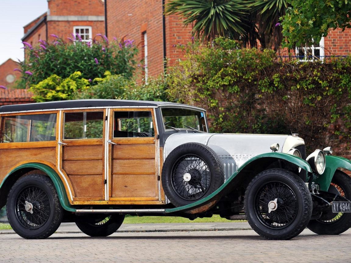 автомобиль, бентли, 1925, car, bentley, front, white, wood, classic, street, leaves, oldtimer, light, see, nice, wide