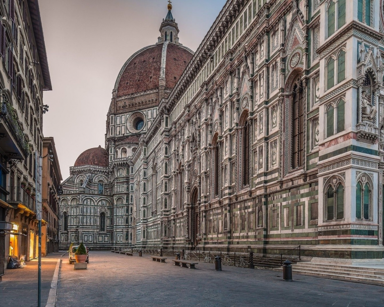 город, улица, флоренция, италия, florence, italy, architecture, old, town, street, city, building, day, sky, see, nice, wide