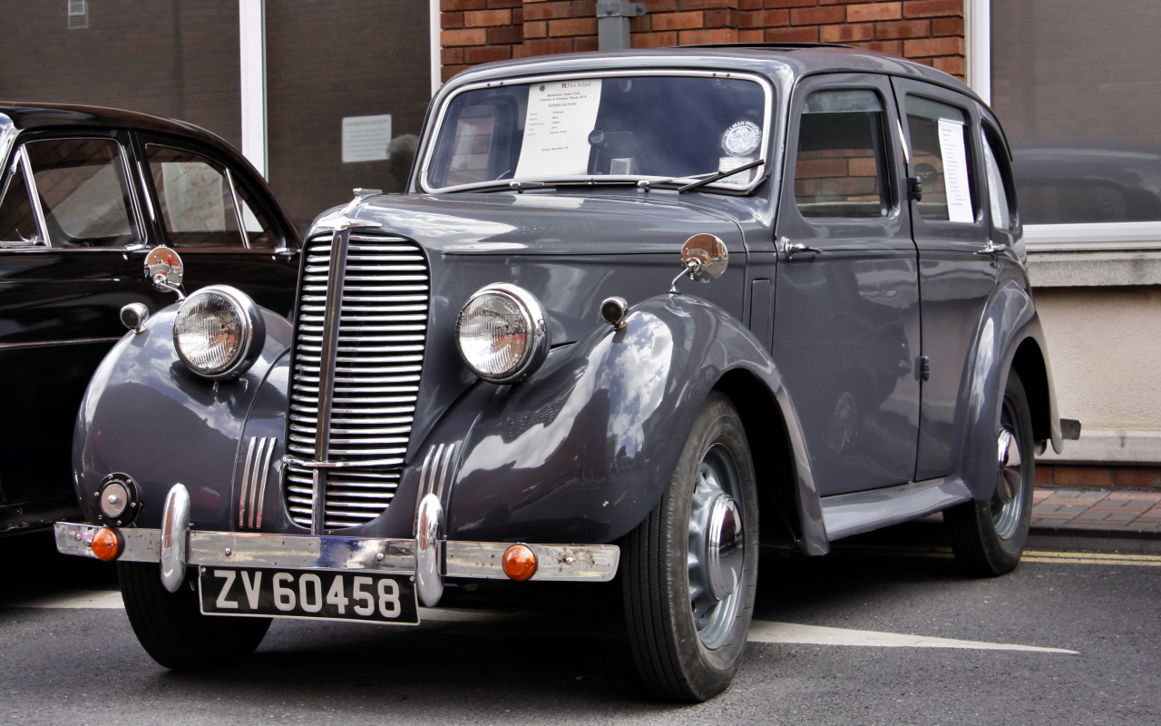 автомобиль, хиллман, минкс, car, hillman, minx, 1947, front, grey, street, path, classic, retro, oldtimer, light, see, nice, wide