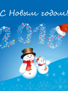 с новым годом, снеговик, снеговичок, календарь, 2018, happy new year, snowman, snowboy, calendar, 2018, xmas, field, blue, winter, nice, wide