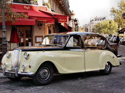 автомобиль, остин, car, austin, princess, 1954, front, beige, street, path, classic, retro, oldtimer, light, see, nice, wide