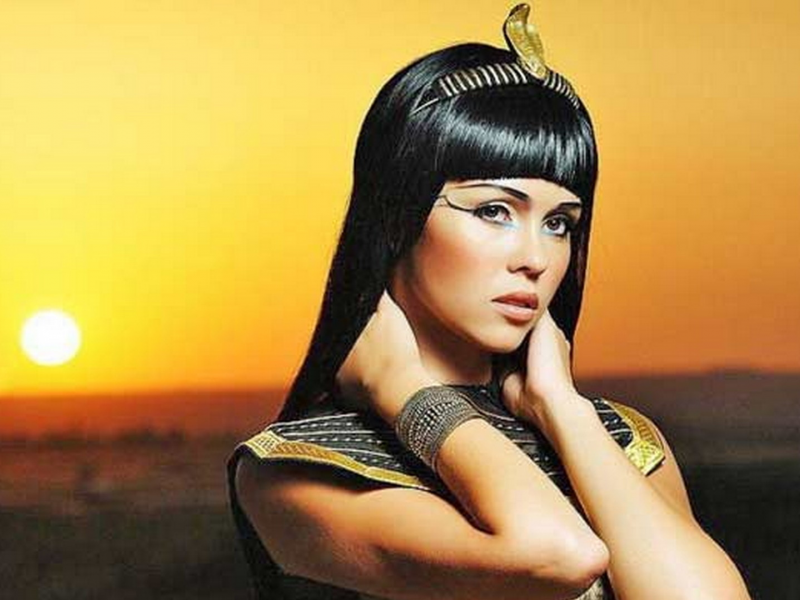 клеопатра, актриса, черные волосы, черный макияж, египет, красавица