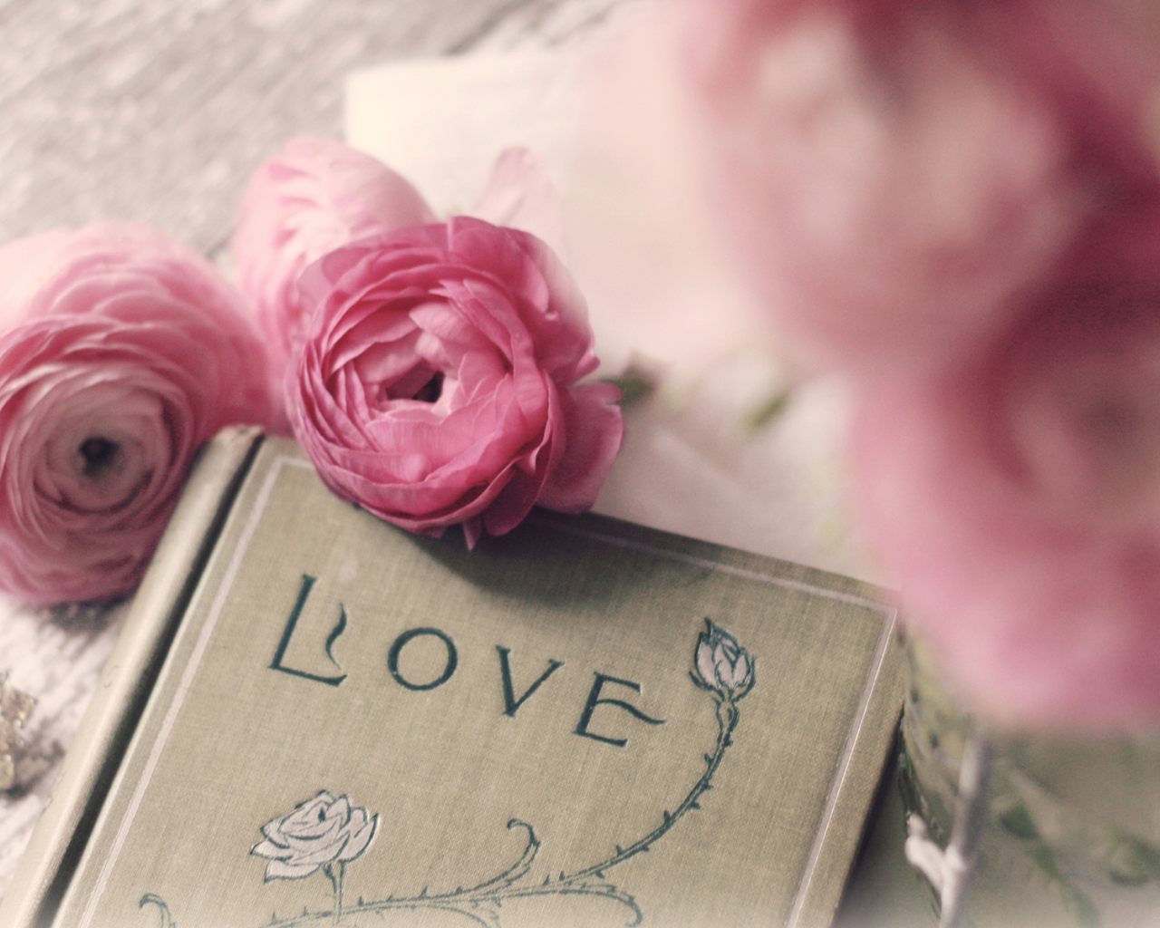 цветы, винтаж, книга, влюбленная, flowers, vintage, book, love