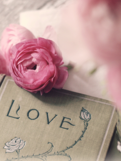 цветы, винтаж, книга, влюбленная, flowers, vintage, book, love