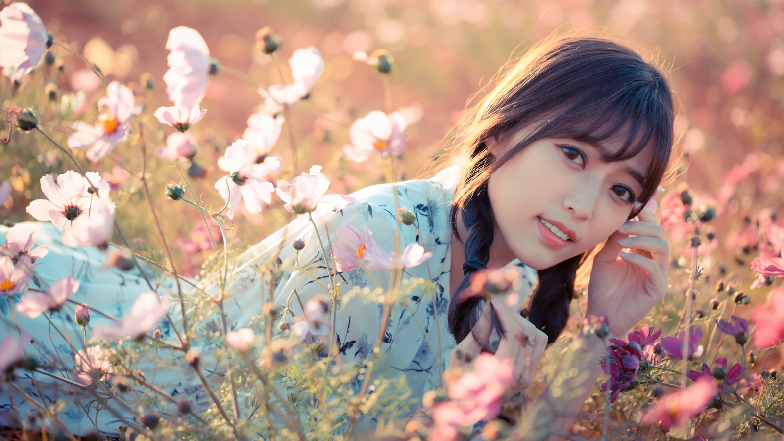 asian, beauty, outdoor, flowers nature