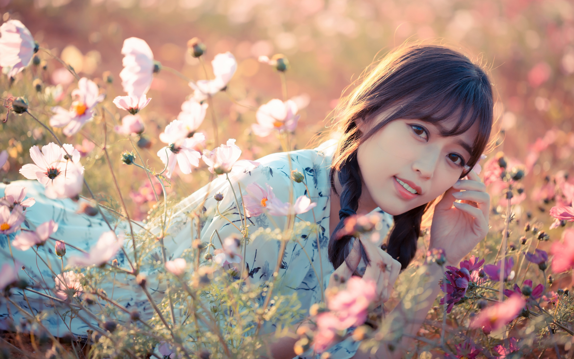 asian, beauty, outdoor, flowers nature