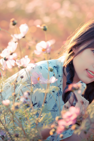 asian, beauty, outdoor, flowers nature