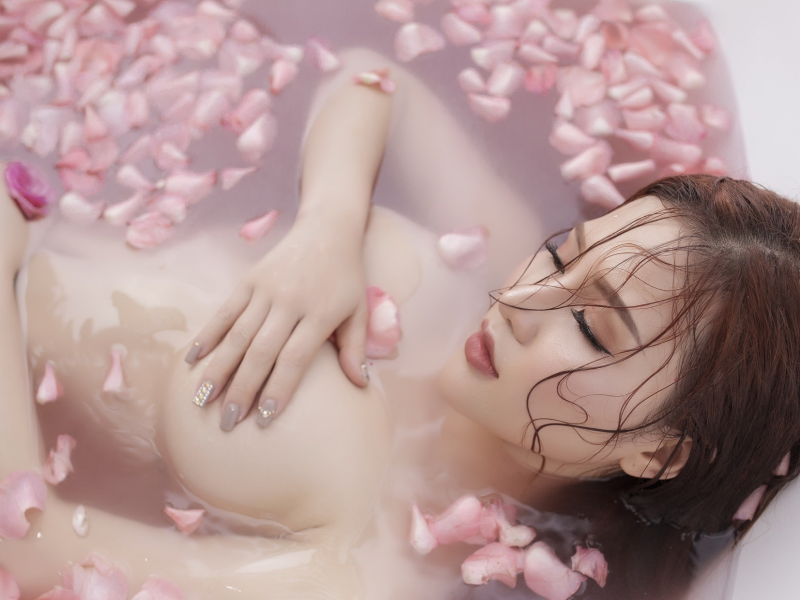 dream, wet dream, sexy, nude, asian, bathing