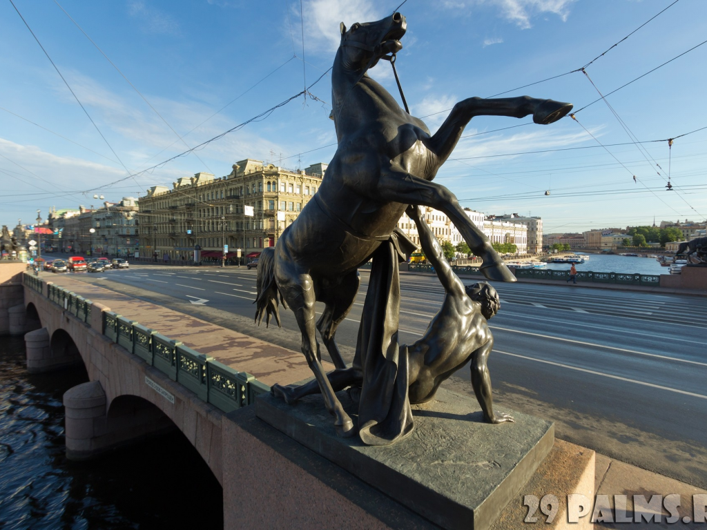 петербург, спб, аничков мост