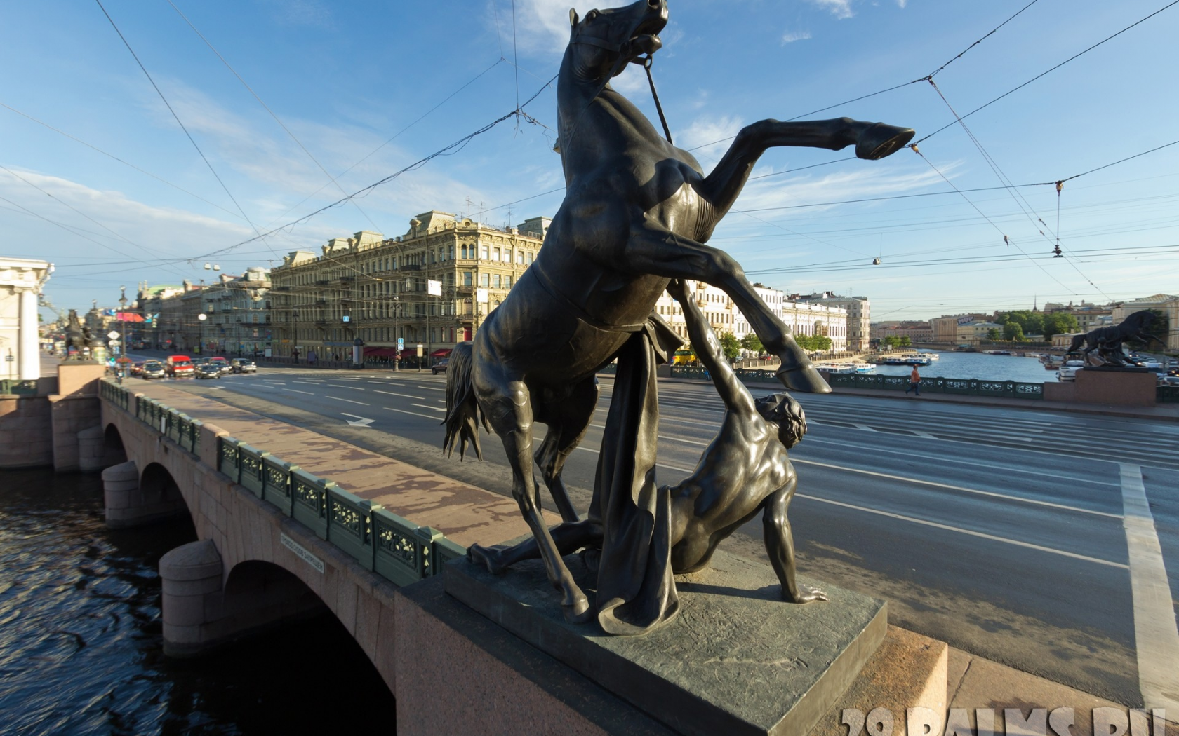 петербург, спб, аничков мост