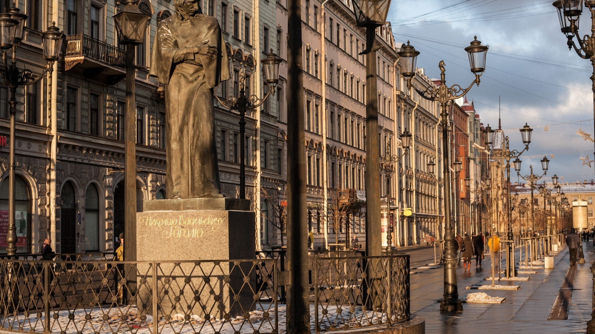 петербург, памятник, гоголь