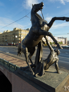 петербург, спб, аничков мост