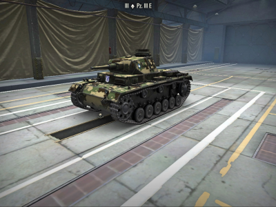 world of tanks, pz 3 e, ангар, германия, танк