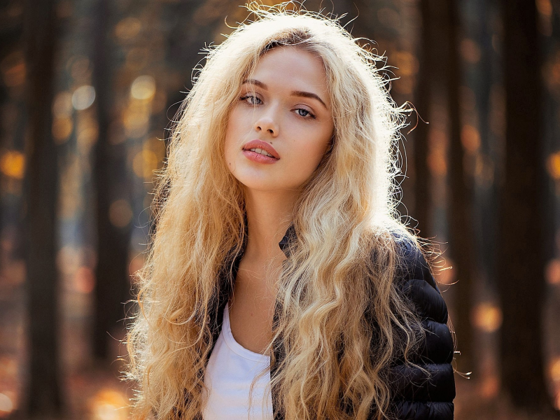 golden, beauty, blonde, model, outdoor
