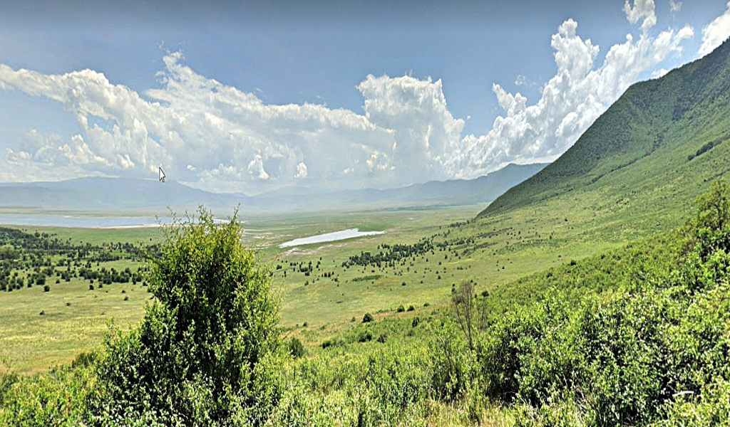 фото, природа, кратер нгоронгоро, гора, небо