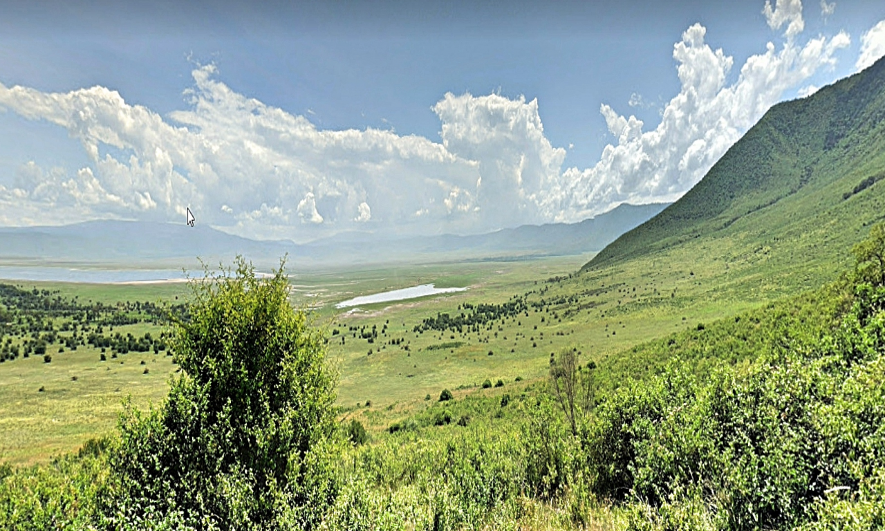 фото, природа, кратер нгоронгоро, гора, небо