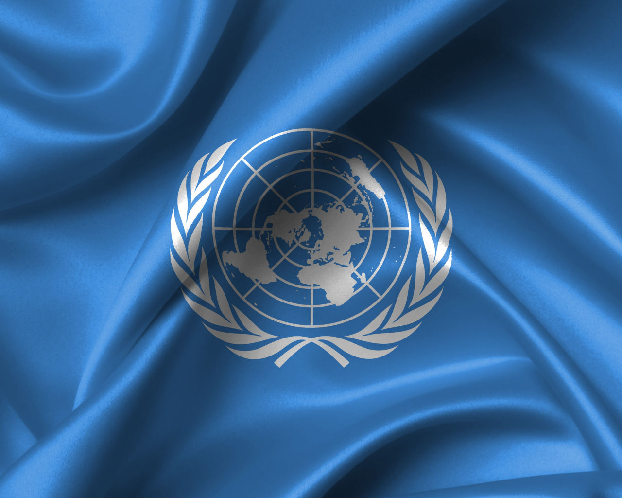 флаг, оон, организация, объединенных, наций
