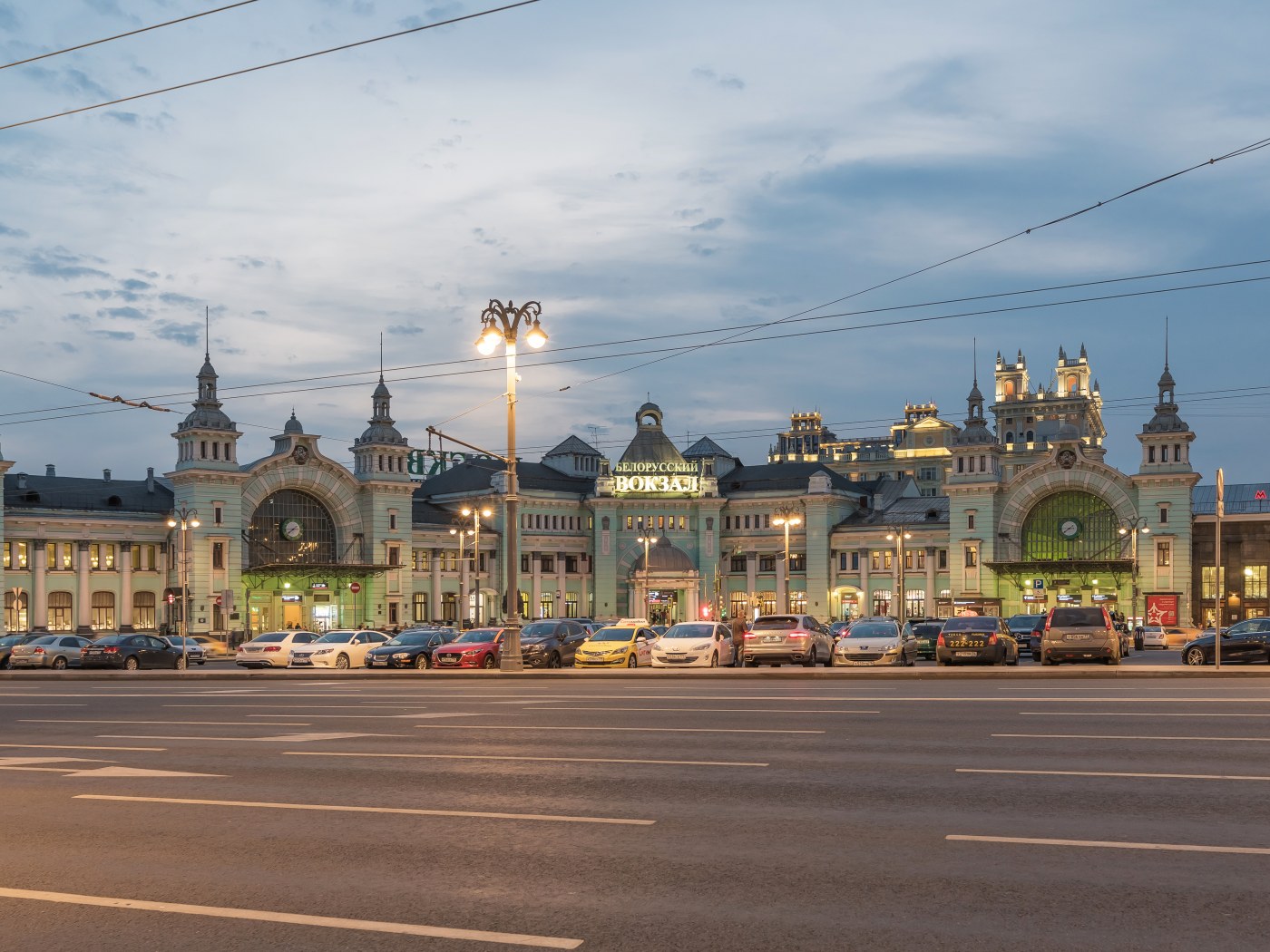 белорусский, вокзал, москва, россия, город