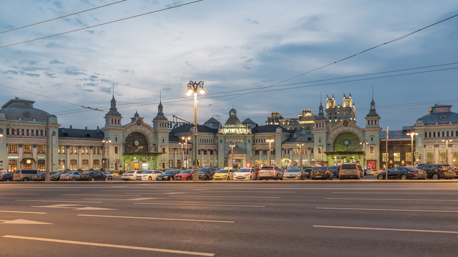 белорусский, вокзал, москва, россия, город