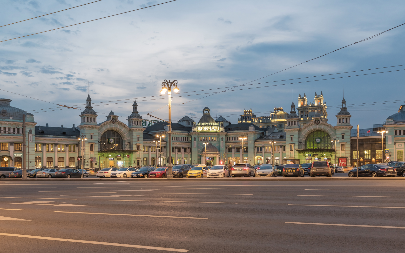 белорусский, вокзал, москва, россия, город