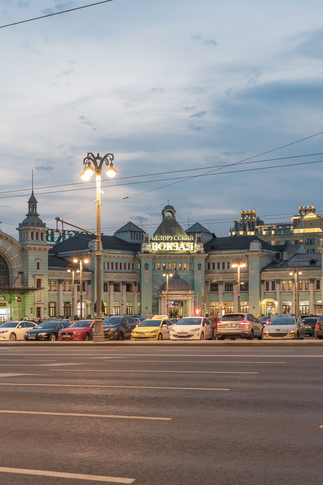 белорусский, вокзал, москва, россия, город