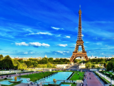 франция, париж, эйфелева башня