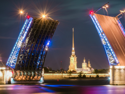 питер, мост, нева, адмиралтейство