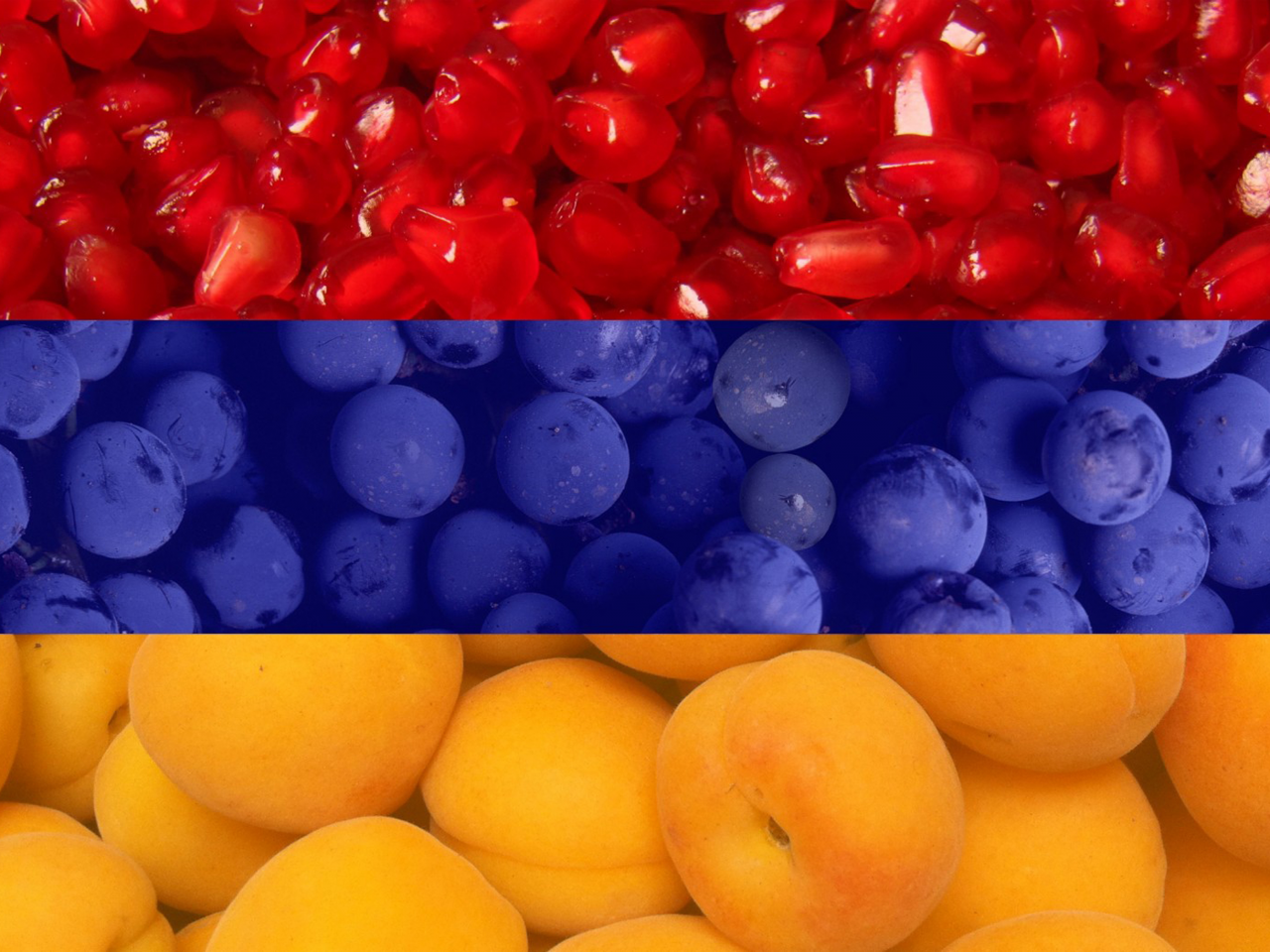 фрукты, флаг