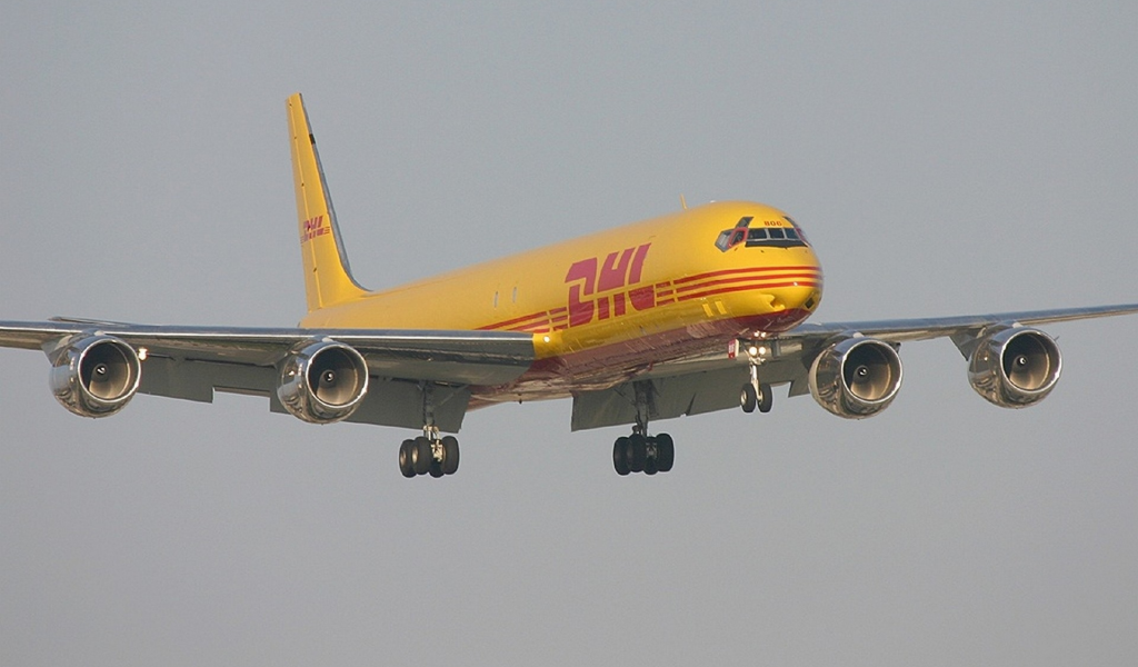 самолёт, боинг dhl