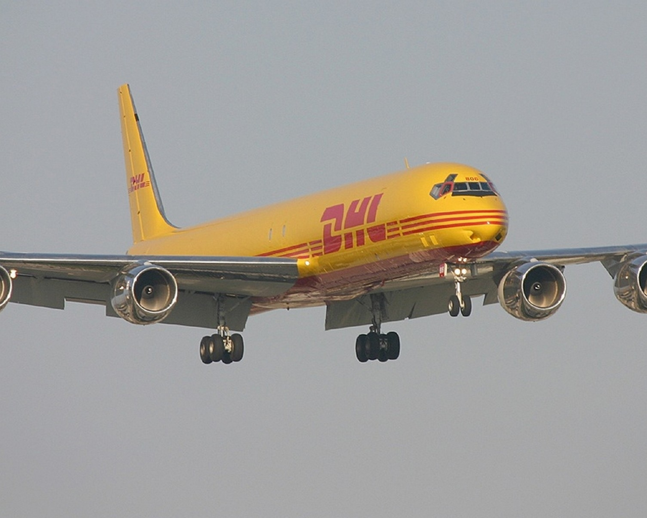 самолёт, боинг dhl