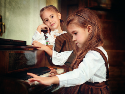 пианино, игра, музыка